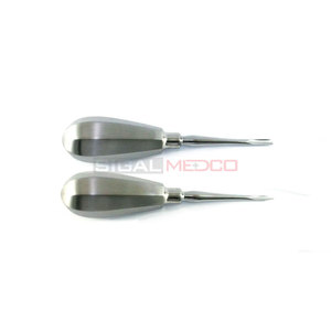 ชุดยกรากฟัน4ชิ้นเครื่องมือทำฟันเครื่องมือถอนฟันหรูหรา PDL เครื่องมือทางการแพทย์ทางทันตกรรม - Product Image 3