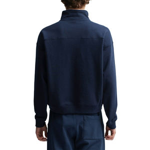 Wholesale High Quality <b>Men's</b> Half Zip Quarter Zip Pullover <b>Sweatshirts</b> Custom Logo Embroidered Heavyweight Fleece Long Sleeve - Product Image 4