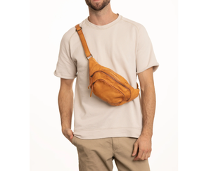 Cinturón Bum Hip Belly Bag Ocio Deportes Riñoneras de cuero con correa para el hombro ajustable - Product Image 1