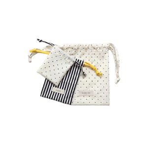 Sacs-cadeaux de la meilleure qualité 100% pur coton pour le sac de fonctions de mariage avec cordon de serrage et poche à fermeture éclair en vente - Product Image 1
