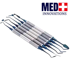 Kit de instrumentos de llenado antiadherente compuesto dental Instrumentos compuestos Puntas azules Implante dental de Med Innovation - Product Image 6