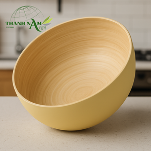 Cuenco de fruta desechable de bambú natural personalizado, plato de servicio ecológico para cocina, Picnic, uso en restaurante, novedad - Product Image 3