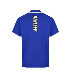 Athlefit, informal para hombre, para Polo, Jersey ligero, Top elegante, cuello de punto Jacquard, manga corta raglán para eventos de equipos deportivos - Product Image 2