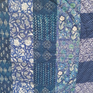 Mantas acolchadas de algodón de tela de trabajo con parches estampados surtidos al por mayor, edredón cálido para invierno, ropa de cama para el hogar, mantas tamaño King - Product Image 1