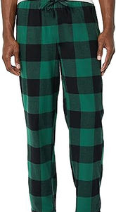 Pantalon en flanelle à carreaux personnalisé de haute qualité pour hommes de taille supérieure pantalons en flanelle élastique avec cordon de serrage réglable pantalons pour hommes lavés - Product Image 2