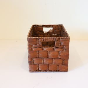 Panier de rangement rectangulaire en rotin naturel - Décoration d'intérieur de luxe écologique pour une utilisation polyvalente - Product Image 3