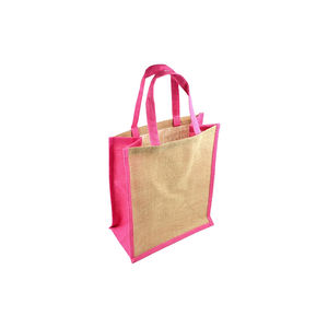 High Quality Eco-Friendly <b>Jute</b> Tote <b>Bags</b> Handmade Fashionable Woman's Sustainable <b>Shopping</b> <b>Bags</b> for Sale - Product Image 3