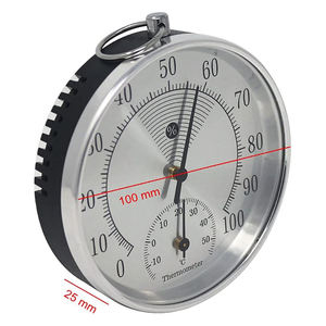 Termômetro e Higrômetro Mecânico para Ambientes Internos, Medidor de Temperatura e Umidade Sem Bateria para Casa, Estufa e Armazém - Product Image 2