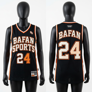 Camiseta de Baloncesto para Mujer, 200 GSM, Malla de Poliéster, Negra, Naranja, Blanca, Sublimación, Logotipo Personalizado, Transferencia Térmica, Algodón - Product Image 1