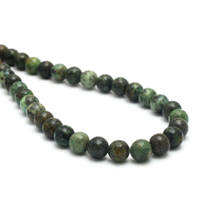 ลูกปัดหินเทอร์ควอยซ์แอฟริกัน ร้อยเป็นสาย สำหรับทำเครื่องประดับ ลูกปัดหินเรียบ ลูกปัดอัญมณีธรรมชาติสำหรับทำสร้อยคอ ลูกปัดคริสตัลธรรมชาติ ขายส่ง - Product Image 6