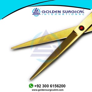 Tijeras de Peluquería Profesionales de 7 Pulgadas, Tijeras de Corte de Pelo para Barbería, Tijeras para Mascotas, Estilo Dorado, Venta al por Mayor - Product Image 3