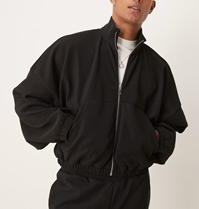 Ensemble de survêtement unisexe décontracté en coton 100% de haute qualité, poids lourd, logo personnalisé, 2 pièces, designer pour hommes - Product Image 2