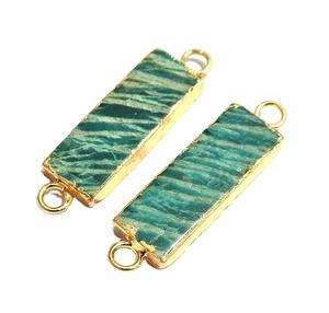 Amazonita-abalorio de barra rectangular, joyería de moda, joyería fina, colgantes y dijes - Product Image 1