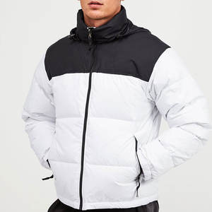 Veste matelassée pour homme, style tendance 2026, vente en gros, veste d'hiver décontractée pour l'extérieur, veste en duvet, logo personnalisé, tailles grandes pour hommes - Product Image 3