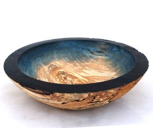 Bol en résine et bois de très haute qualité fait à la main Textures élégantes de style ange pour servir des collations Salades Soupes avec finition lisse - Product Image 6