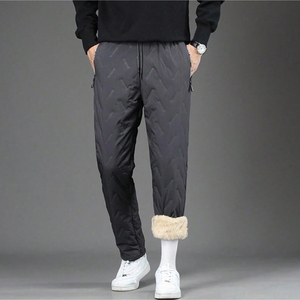 Custom OEM Men <b>Jogger</b> Sweatpants Heavyweight Cotton Gym Sports Running <b>Stacked</b> Activewear Casual Sweatpants For Men's - Product Image 3