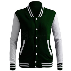 High Quality New Arrival Women Letterman Jacket Breathable 100% Cotton Outdoor Winter Wholesale Factory Price - Product Image 2