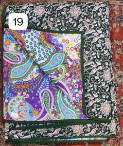 Lujosos edredones de retazos de algodón reversibles, ropa de cama elegante para todas las estaciones para la máxima comodidad y estética versátil para el hogar - Product Image 4