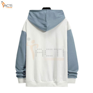 Último estilo nueva llegada color sólido hombres sudaderas con capucha algodón poliéster precio al por mayor hombres sudaderas con capucha - Product Image 2