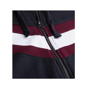 Sudaderas con capucha de tendencia informal para hombres y mujeres 100% algodón bordado de gran tamaño con cuello con capucha patrón sólido frente otoño servicio OEM - Product Image 4