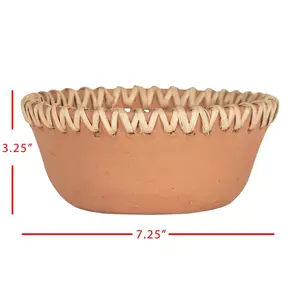 Ensemble de 3 bols de service ronds en rotin plats de fruits élégants ustensiles de cuisine parfaits pour les restaurants et les mariages - Product Image 6