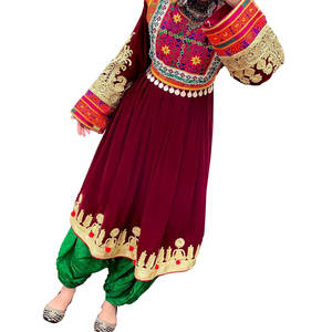 Banjara de estilos Superb, vestido étnico vintage Afghani, vestidos étnicos Banjara de la mejor calidad para adultos y mujeres - Product Image 4