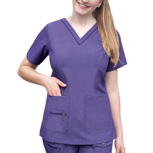 Uniformes de salle d'opération, blouses élégantes, douces, respirantes, uniformes de salon de spa, blouses dentaires colorées pour femmes - Product Image 5