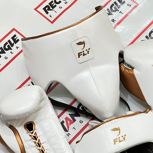 ชุดมวยพรีเมียม ถุงมือหนัง หมวกนิรภัย และสนับแข้ง รับผลิตแบบ OEM ชุดฝึกซ้อมสำหรับนักมวย โรงยิม และขายส่ง - Product Image 4