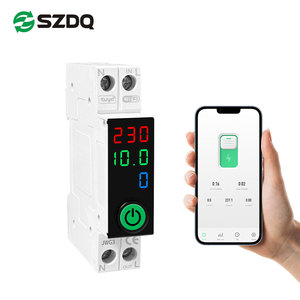 Disjoncteur intelligent WiFi Tuya Mini 1P 18mm Rail DIN 80-300V en plastique, large plage de tension, pour panneaux de distribution - Product Image 4