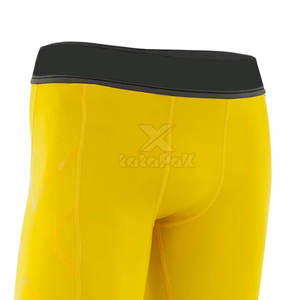 Pantalones Cortos de Compresión con Patrón Sólido y Tejido Transpirable para Entrenamientos Deportivos y Prácticas para Jóvenes y Adultos - Product Image 3