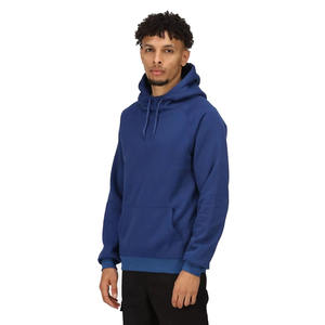 Sudadera con capucha básica de color azul para hombre con bolsillo de canguro, sudaderas con capucha de alta calidad para hombre - Product Image 1