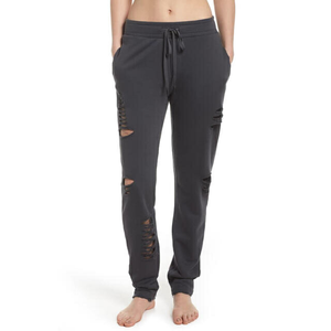 Pantalon de survêtement unisexe décontracté personnalisé, délavé au soleil, effet usé, en velours côtelé, coupe droite, écologique et respirant - Product Image 5