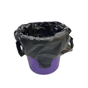 Bolsa de compras de basura/camiseta de plástico HDPE/LDPE negro de alta calidad, embalaje multiusos económico para alimentos, otros artículos - Product Image 3
