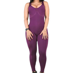 Custom Seamless High StretchShort Jumpsuit Rompers <b>Body</b> Suit 1 Piece Gym Bodysuit for Women Colorful <b>Yoga</b> Suit Set - Product Image 1