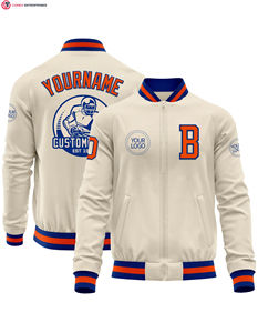 Chaqueta universitaria con logotipo personalizado y cremallera, Mangas de cuero bordadas, chaqueta universitaria de béisbol de pareja negra con letras para hombre - Product Image 3