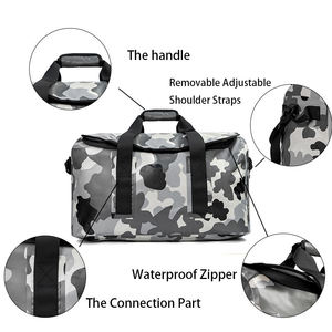 Bolsa de lona de gimnasio ligera y portátil para entrenamiento físico, viajes y uso deportivo diario - Product Image 6