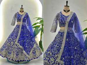 Latest Women Wear Butterfly Net <b>Lehenga</b> Choli with Sequins and Codding Embroidery Work with Sequence Work Net Dupatta Set - Product Image 2