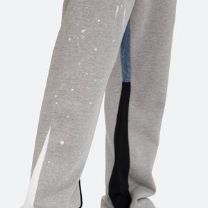 Nouveau pantalon évasé décontracté pour hommes personnalisé vente à chaud de pantalons décontractés pour hommes délavés soleil délavé pantalon de survêtement évasé pour hommes - Product Image 5