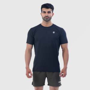 Black <b>Flex</b> Flow Tee for Gymnastics Performance Clothing - Product Image 1