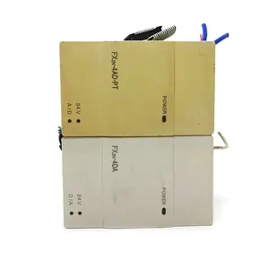 Controladores de programação MITSUBISHI FX2N série PLC FX2N-4DA FX2N-4AD-PT plc pac usados em estoque em armazém