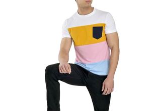 T-shirt 100% coton pour hommes coupe ample imprimé T-shirt en coton épais Boxy T-shirt court pour hommes - Product Image 5