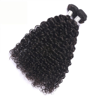 Extensions de cheveux brésiliens Remy à ondulations profondes ADOR, noirs naturels, double trame, fixation adhésive, sans produits chimiques