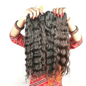 Pas cher 100% Couleur Naturelle Noir Bundle Kinky Silky wave Deep Wave Remy Extensions de Cheveux Humains Indiens pour Femmes - Product Image 2