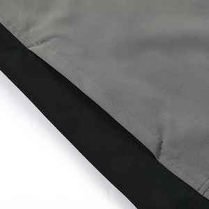 Casual Fitted Blank Two Piece <b>Tracksuits</b> for Men Custom Sweatsuit Set Unisex Vintage Training Jogging Wear With Zipper - Product Image 2