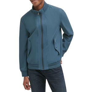 Meilleure qualité hommes décontracté Puffer Bomber Jacket Satin laine col montant manches longues enduit poche hiver ODM approvisionnement High Street - Product Image 2