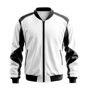 Blouson Bomber Homme Personnalisé Imperméable Écologique Chaud Imprimé Numérique Décontracté Streetwear Zippé Épais 100% Coton - Product Image 4