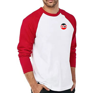 เสื้อยืดแขนยาวพิมพ์ลายแฟชั่นสำหรับผู้ชาย ผลิตจากโพลีเอสเตอร์และผ้าฝ้าย ขนาดสั่งทำได้ MOQ ต่ำ ทรงหลวม - Product Image 3