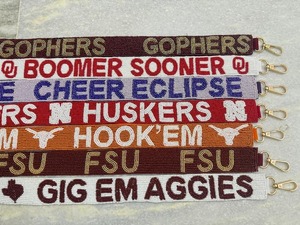 Sangle de sac à main pour le jour du match, ornée de perles, ROLL TIDE, à utiliser pour les sacs à main pour femmes, qualité supérieure par glowin fashion - Product Image 6