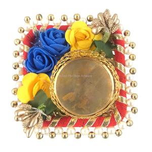 Indian Traditional Handmade Metal <b>Tea</b> Light <b>Candle</b> Holder Floral Home Decoration for Diwali Wedding Party Tealight Diyas - Product Image 1
