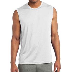 Camiseta sin mangas de algodón 100% personalizable para hombre Chaleco de punto transpirable con patrón 3D Fabricante OEM para ropa informal - Product Image 1